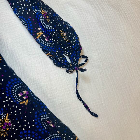 Maeve Gianna A-Line Blue Celestial Print Dress Women's 6 Whimsical Flowergoth - Picture 11 of 16